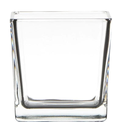 Beilglas Glasvase Würfel 10x10x10cm