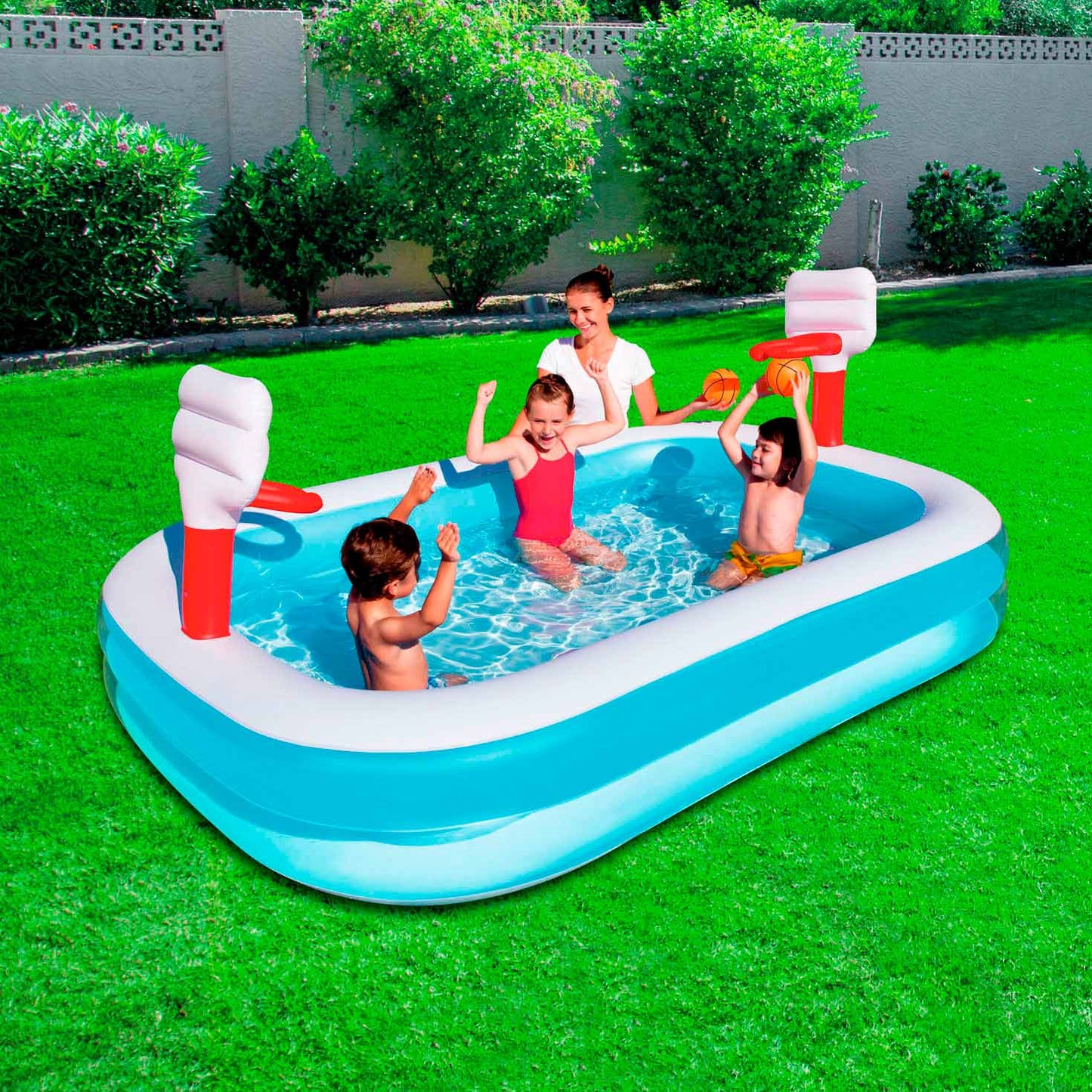 BESTWAY PLAYCenter Swimming Pool Basketball, 251x168x102 cm