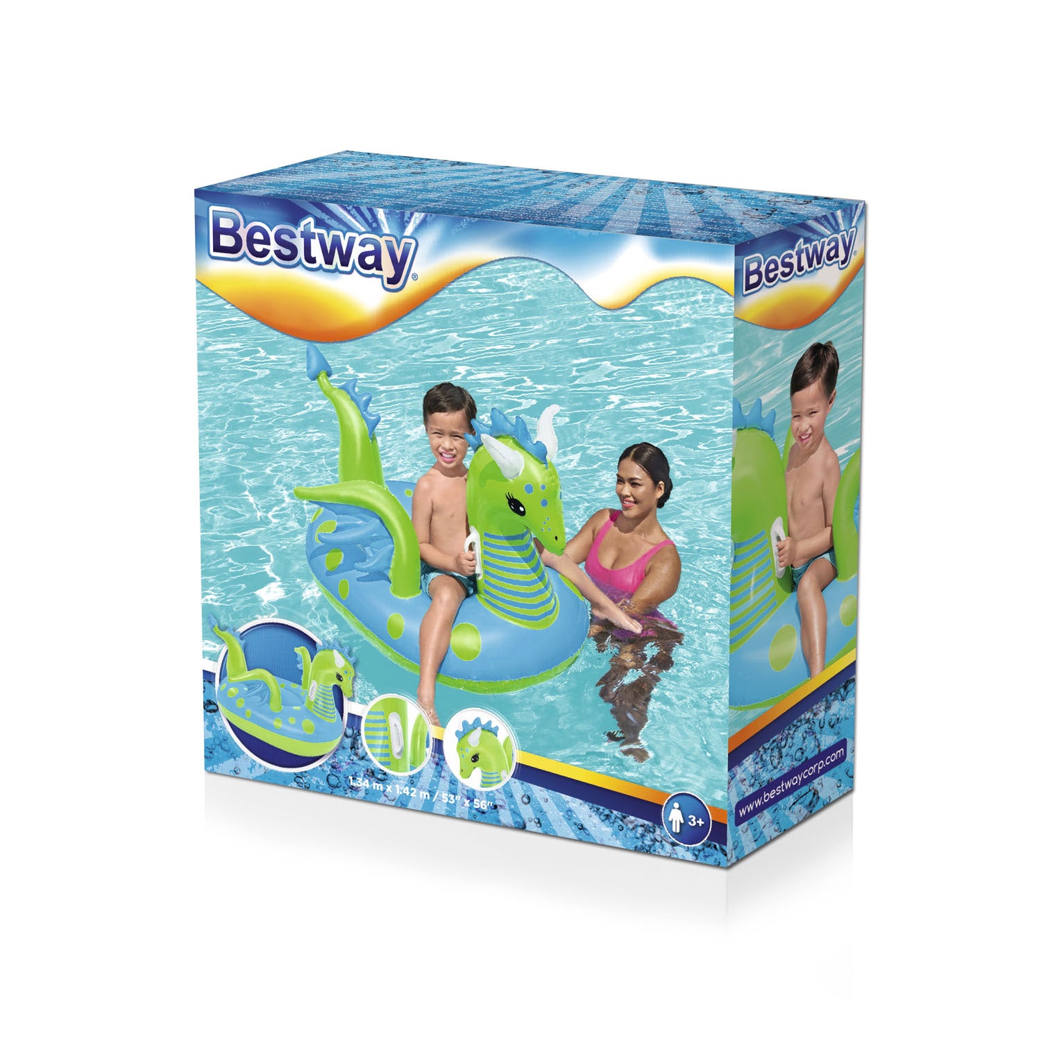 Bestway Inpate Figy Fantasy Draak Ride-On
