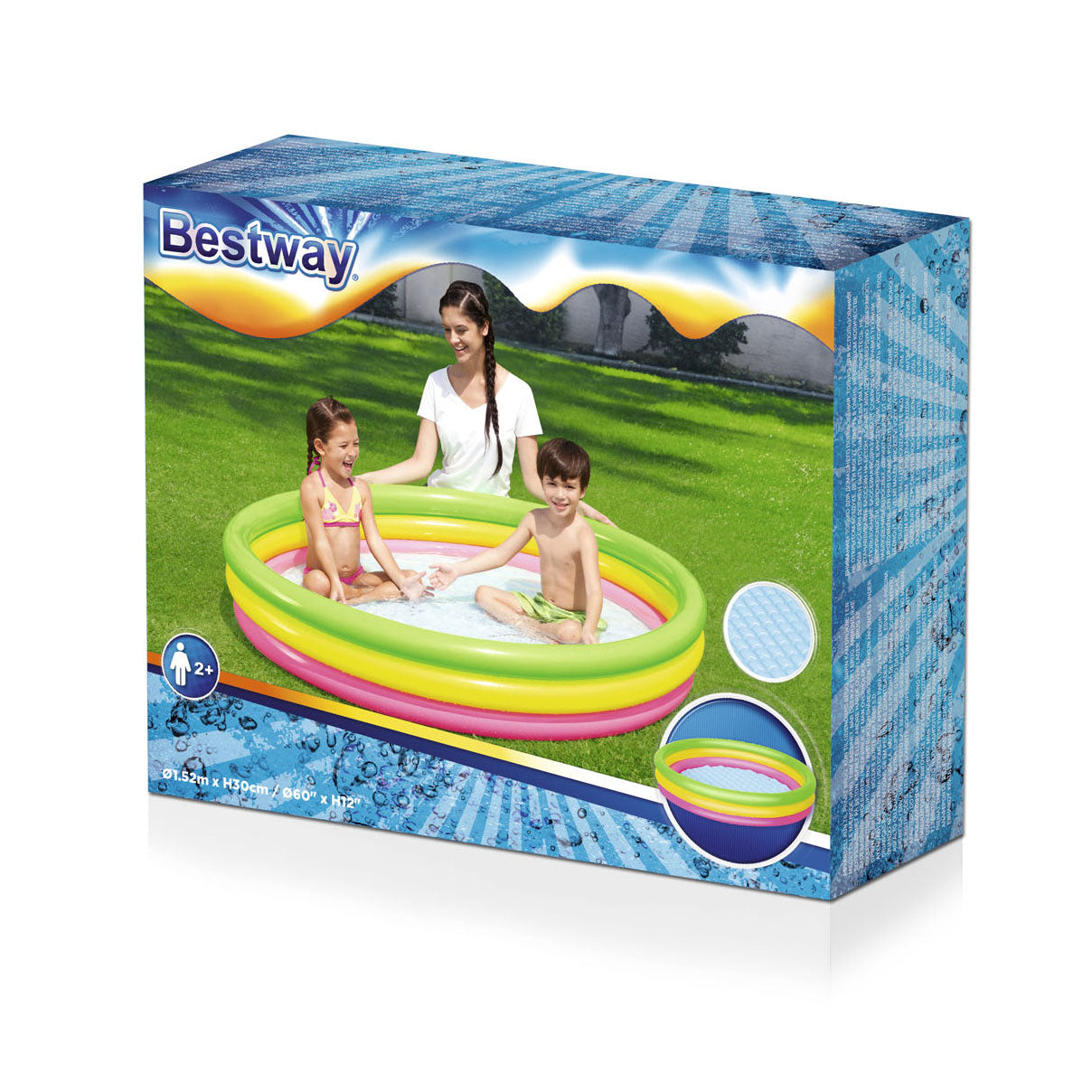 Bestway 3-Ring Pool Sommer, 152cm