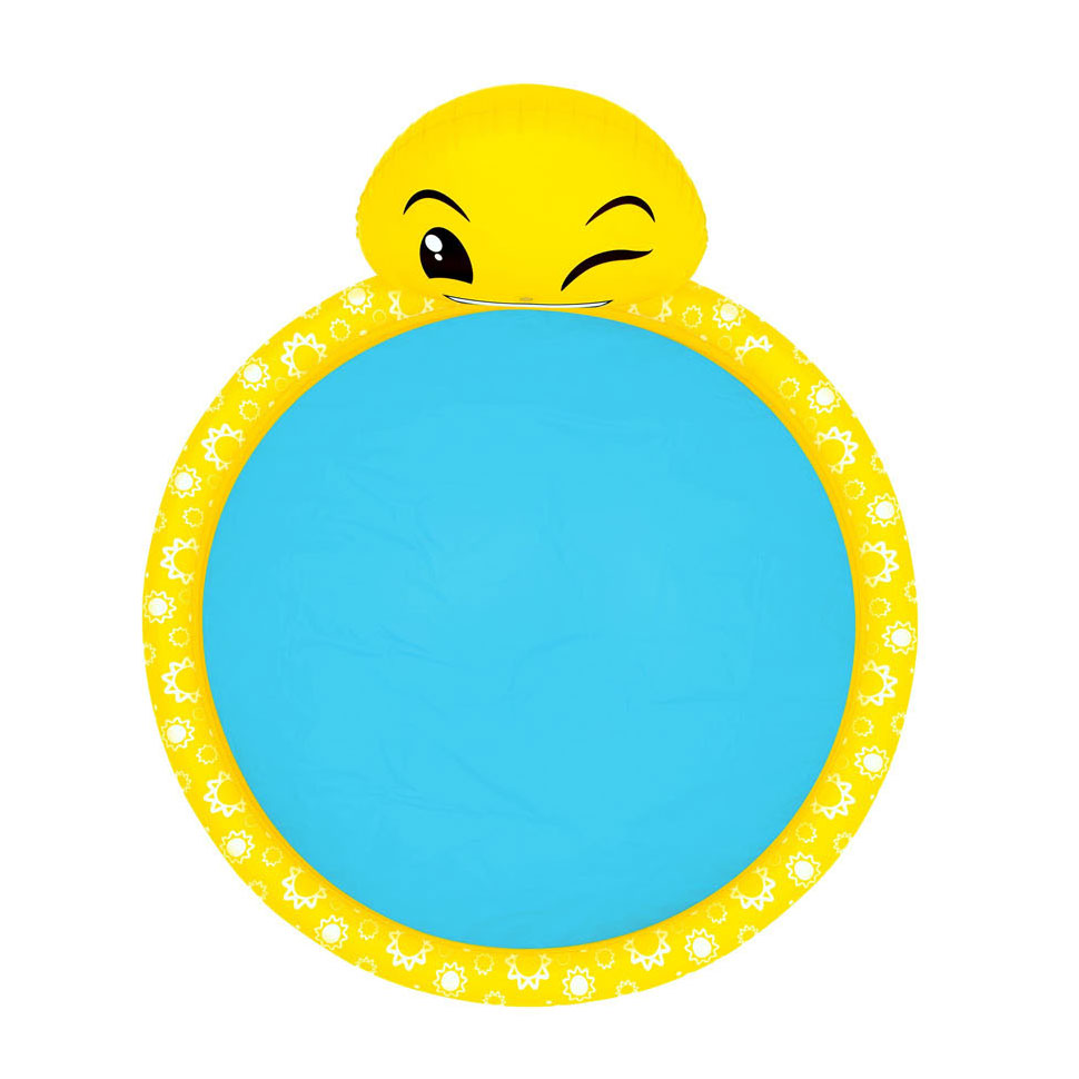 BESTWAY 3-RINGS-SWIMILE-Pool mit Sprühemummer-Sommer-Lächeln, 165x144x69cm