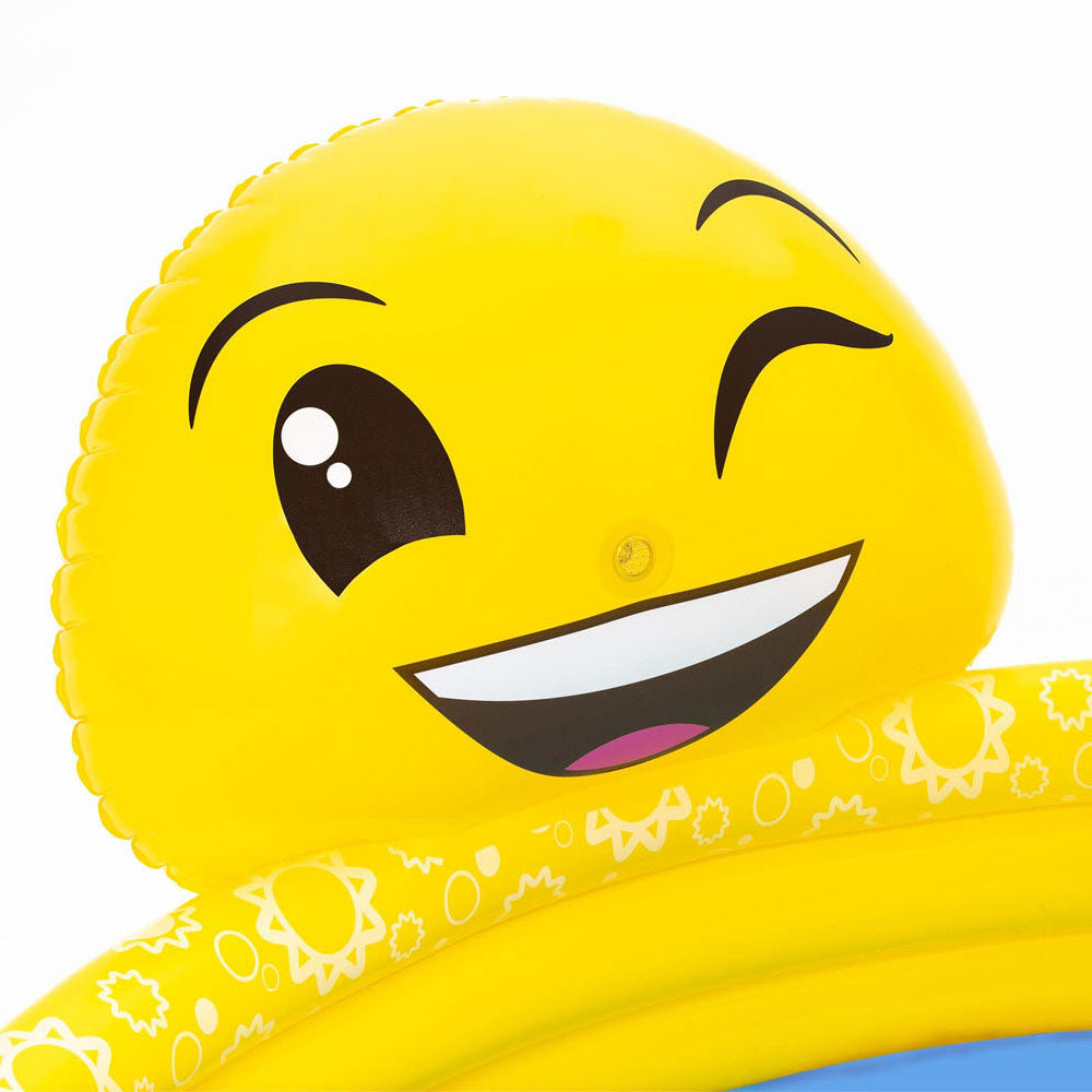 BESTWAY 3-RINGS-SWIMILE-Pool mit Sprühemummer-Sommer-Lächeln, 165x144x69cm