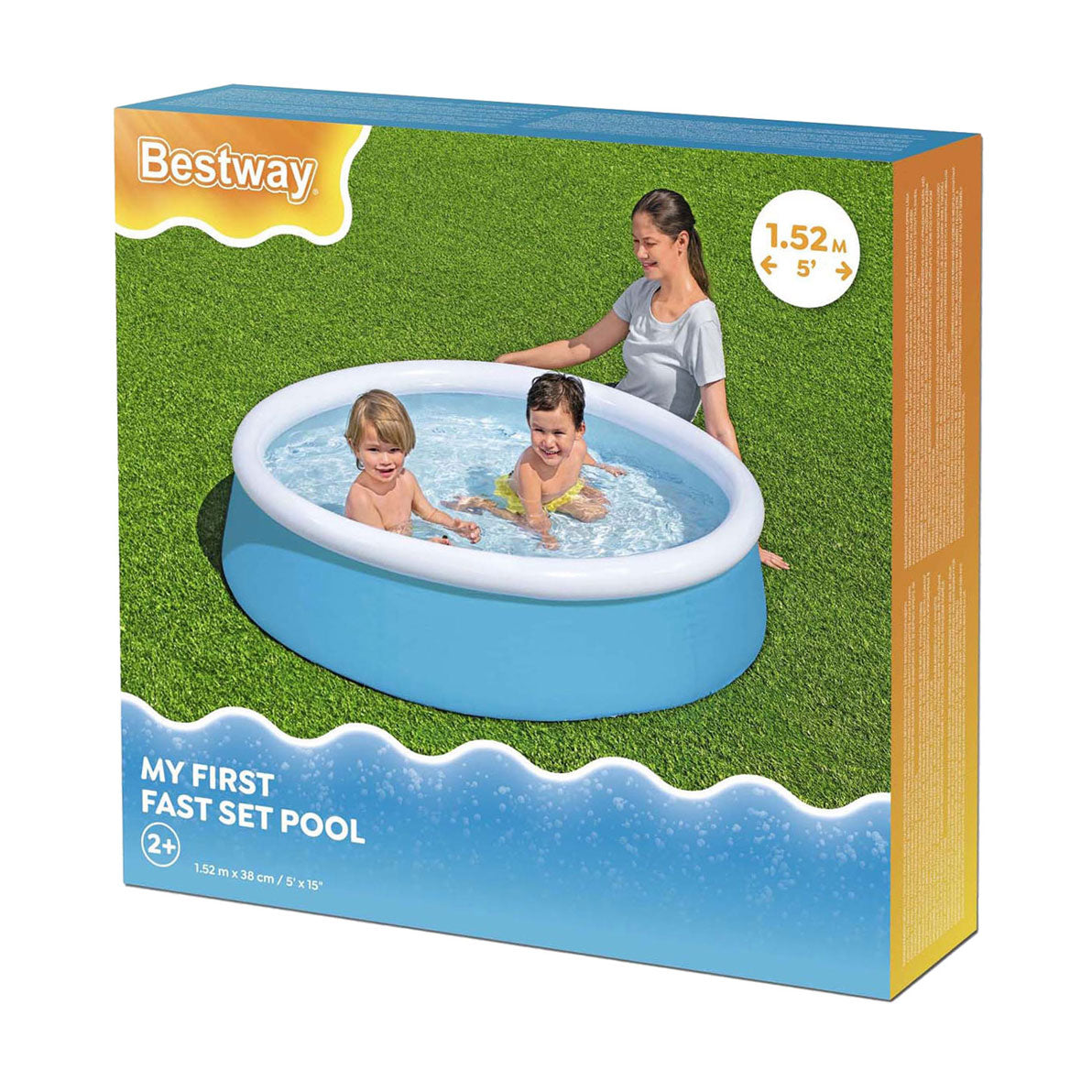 Bestway mein erstes schnelles Set -Pool -Runde, 152 cm