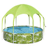 Bestway mein erster Rahmen-Schwimmbad Spritzer-in-schade, Spielrunde mit UV-Markise, 244 cm