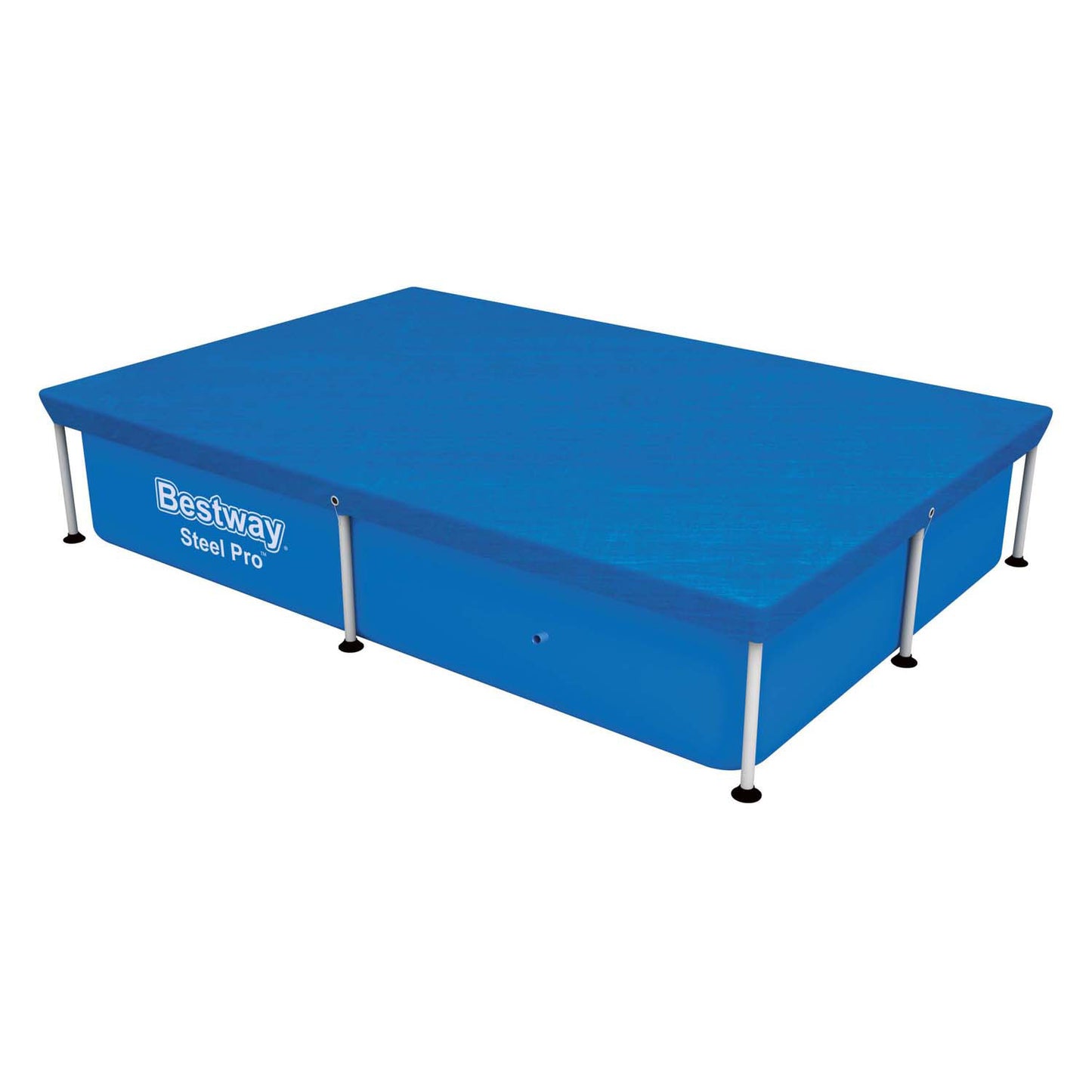 Bestway Stahlabdeckung Rechteck Rechteck 221 Blau