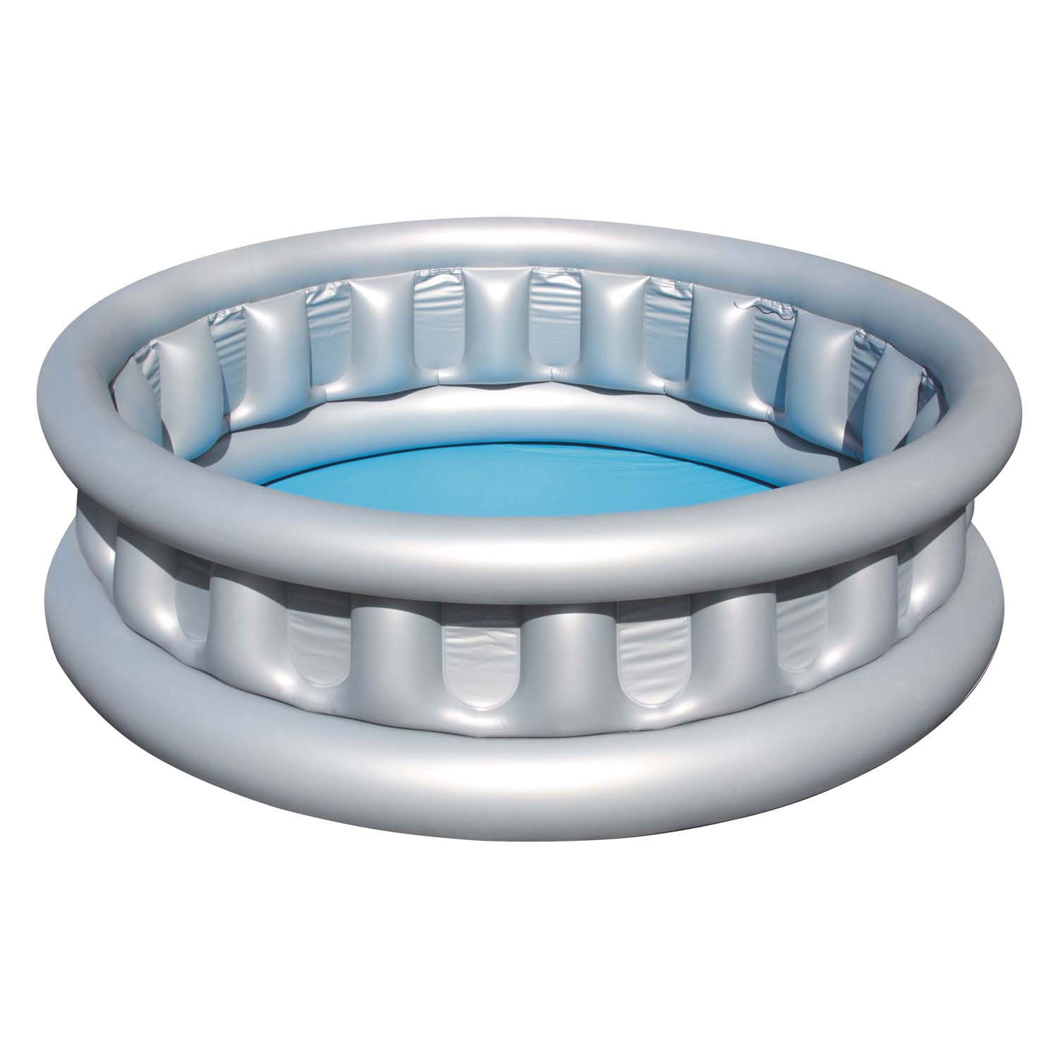 BESTWAY Blasable Swimmingpool 152 x 33 cm silberfarben 3+