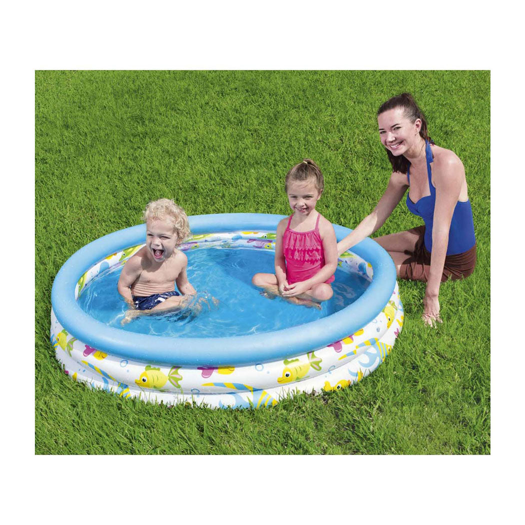 Bestway Kinderpool rund um die Coral Reef Crew Play Pool 122
