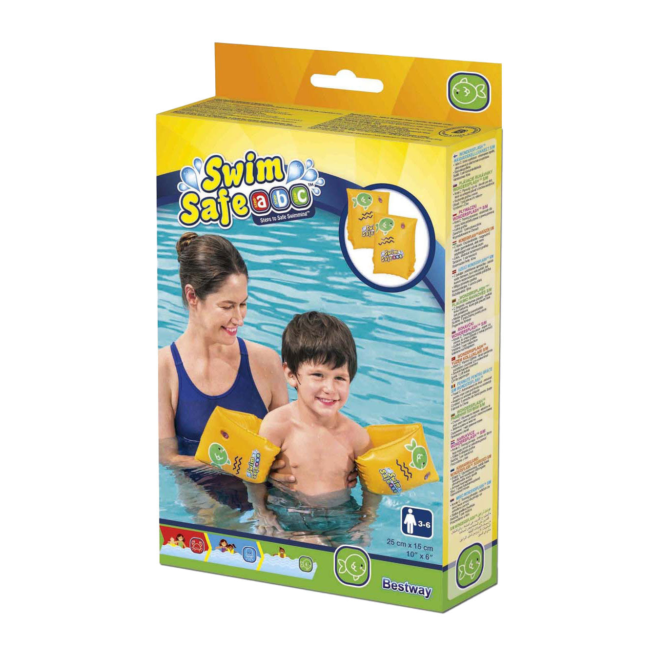Bestway Schwimmbänder Wonderplash S M, 3-6 Jahre alt