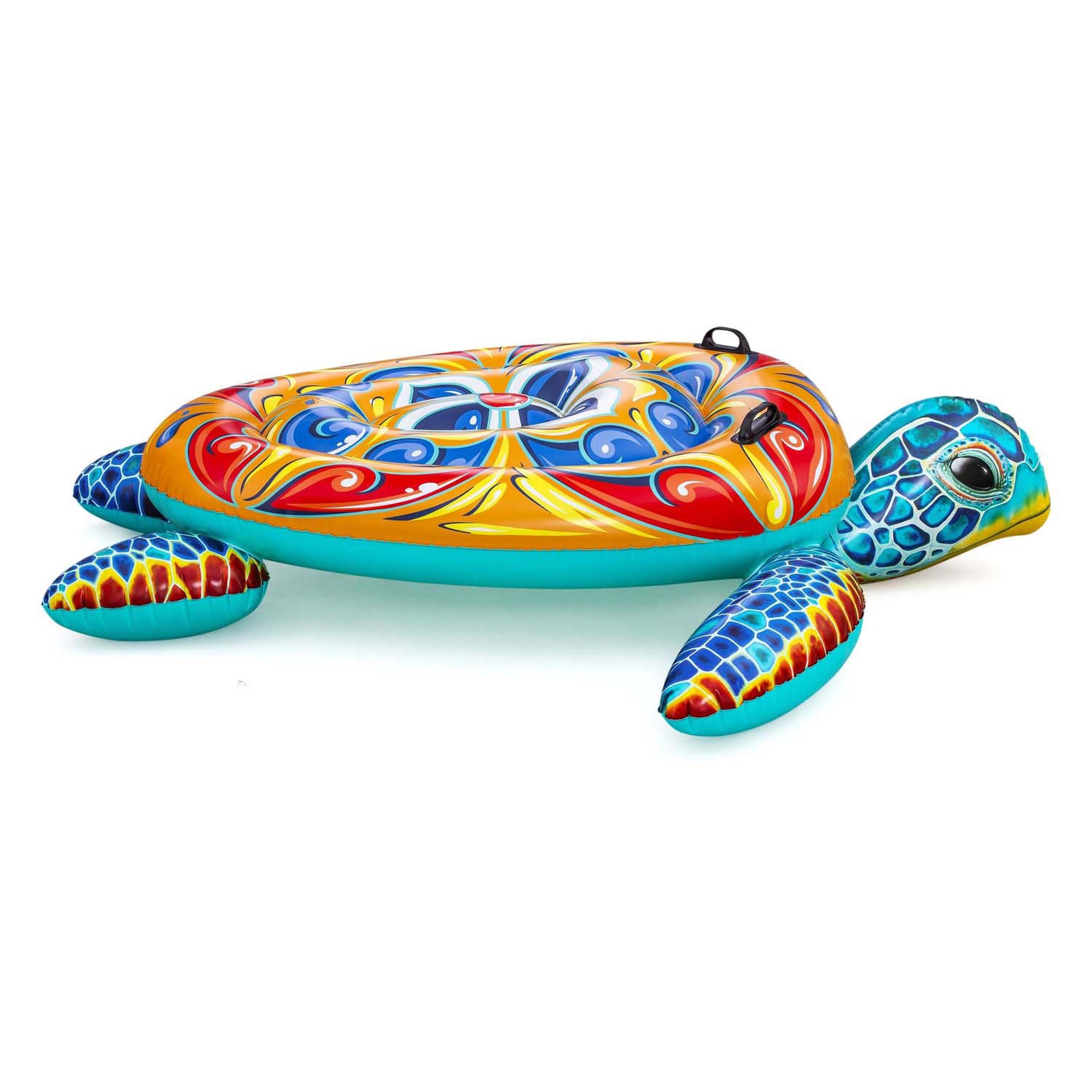 BESTWAY Rider Mediterraneer aufblasbare Schildkröte, 186 cm