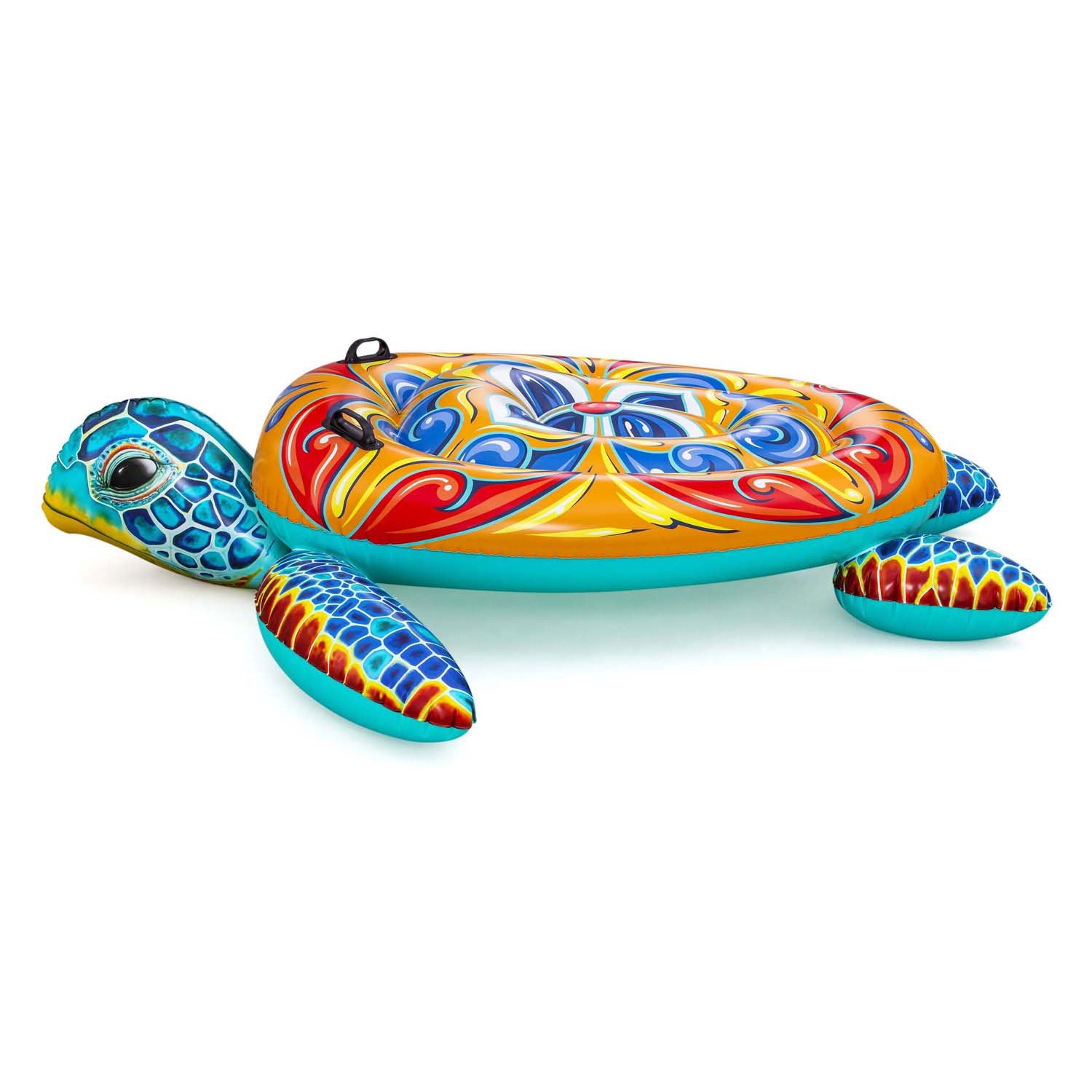 BESTWAY Rider Mediterraneer aufblasbare Schildkröte, 186 cm