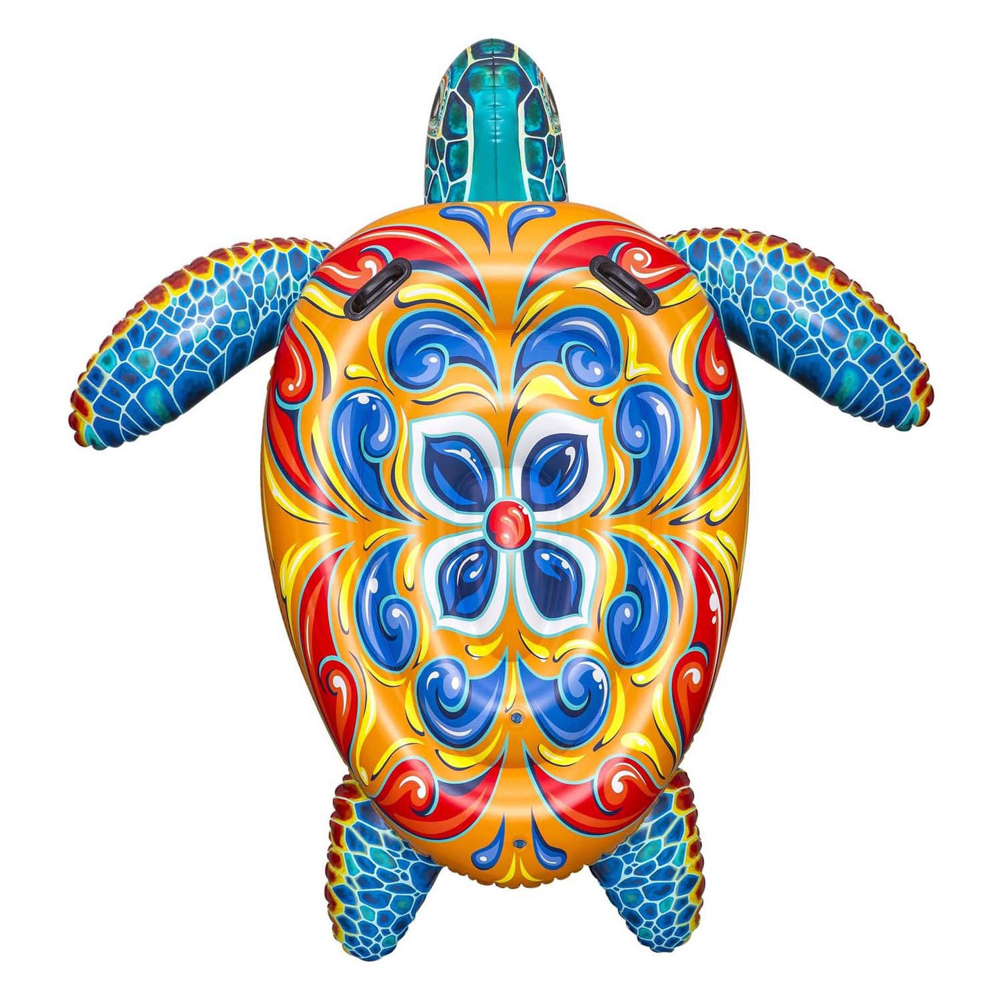BESTWAY Rider Mediterraneer aufblasbare Schildkröte, 186 cm