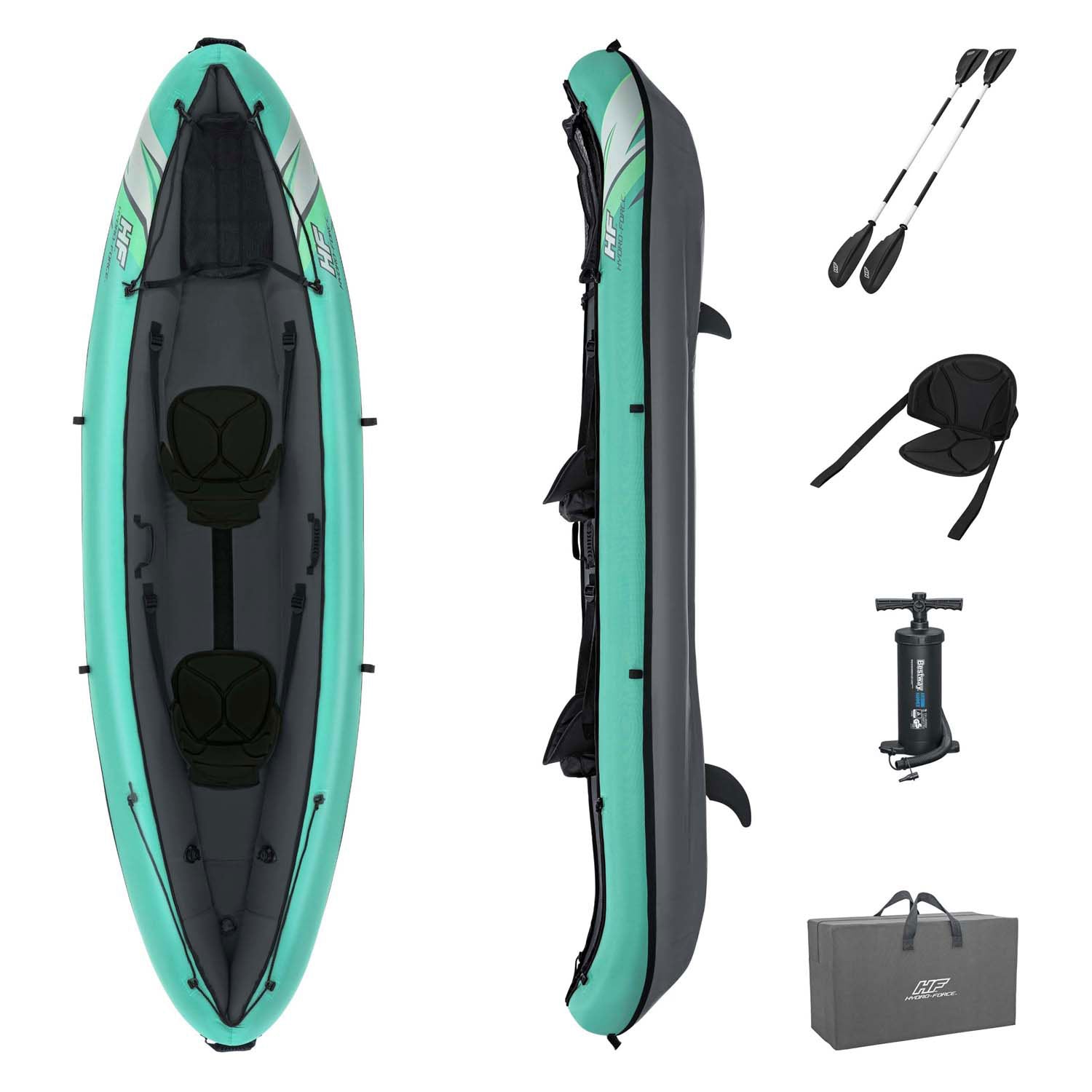 Bestway Hydro Force Kayak Ventura Elite X2 Set aufblasbar