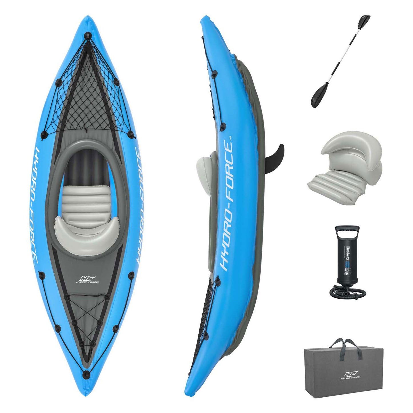 Bestway Hydro Force Kayak Cove Champion X1 Set aufblasbar