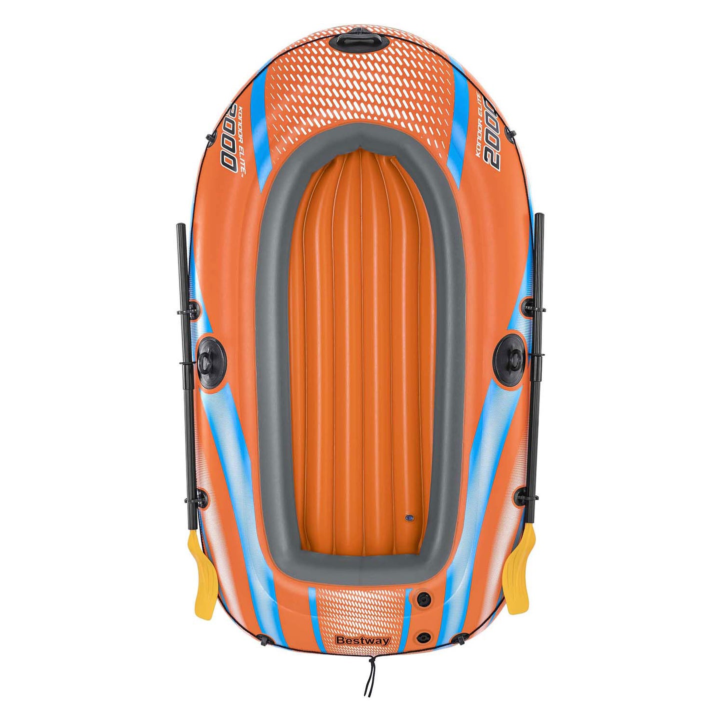 Bestway Kondor 2000 aufblasbares Boot Set 2 Personen Orange