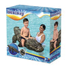 BESTWAY Rider Realistic Crocodile Blasable, 184 cm