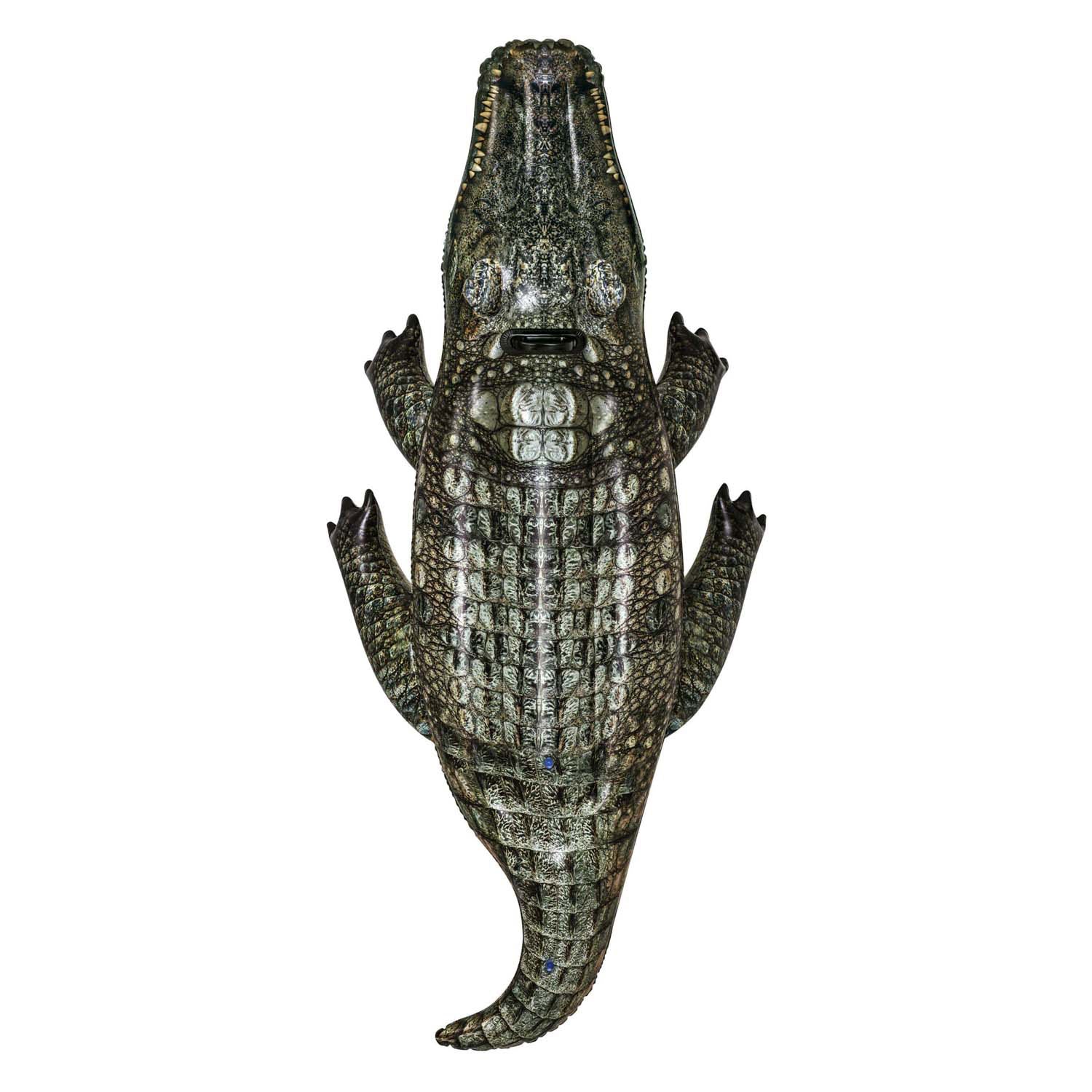 BESTWAY Rider Realistic Crocodile Blasable, 184 cm