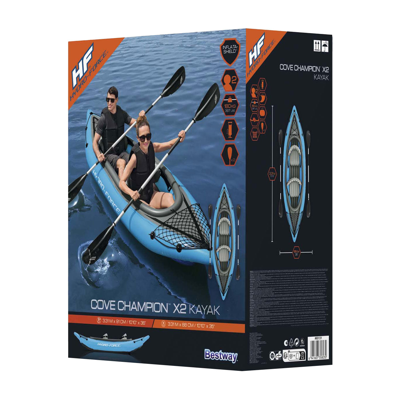 Bestway Hydro Force Kayak Cove Champion X2 Set