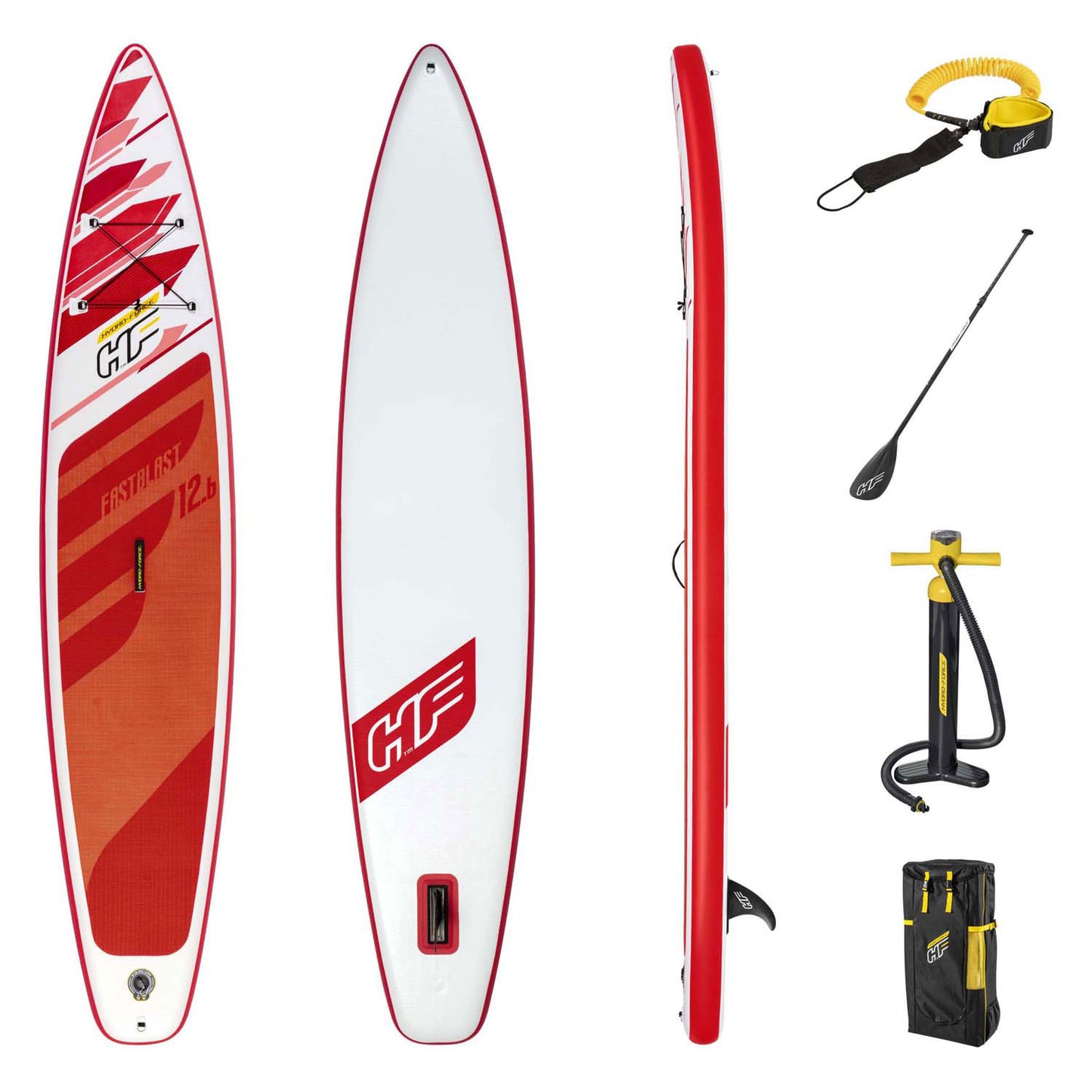 Bestway SUP Hydro-Force Fastblast Tech Set aufblasbare 381x76x15 cm