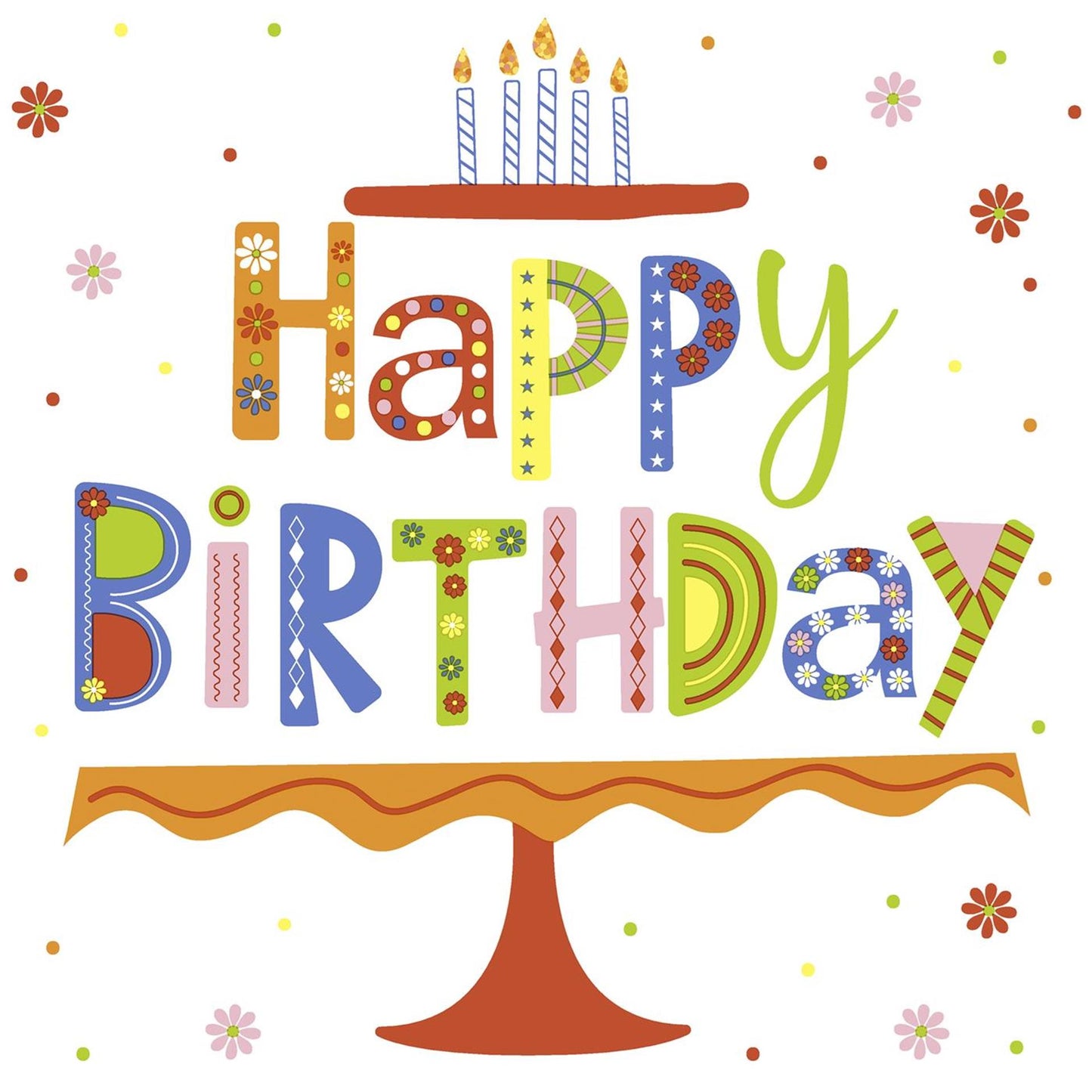 Duni Servietten Happy B-Day 33x33cm