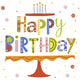 Duni Servietten Happy B-Day 33x33cm