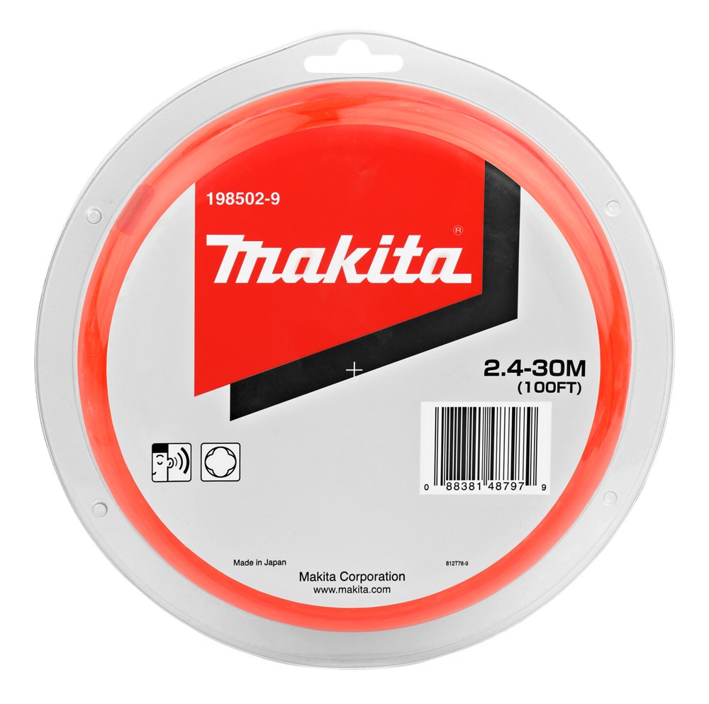 Makita-Zubehör Nylonschnur 2,4–30 m – 198502-9 – 198502-9