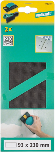 Wolfcraft-Gitter | sc | k220 | 93 x 230 mm | 2 Stück - 1987000