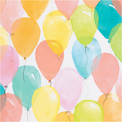 Creativ Company Geschenkpapier, Luftballons, B: 50 cm, 80 gr, Pastellfarben, 5 m 1 Rolle