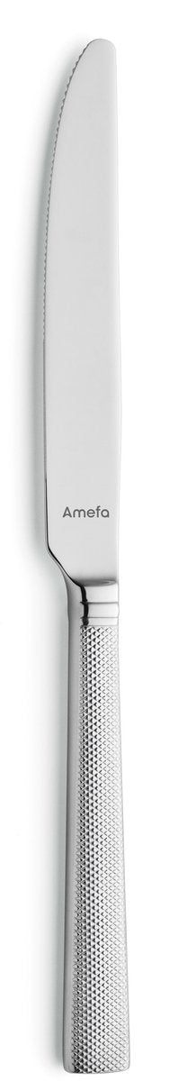 Amefa Jewel - 2-teiliges Tafelmesserset - Hochglanz - silberfarben
