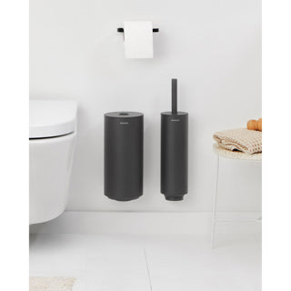 Brabantia Mindset Toilettenzubehör, Set von 3 Mineral infinite grau