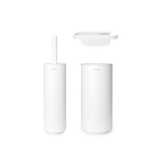 Brabantia Denkweise Toilettenzubehör, 3 Mineral frisch weiß