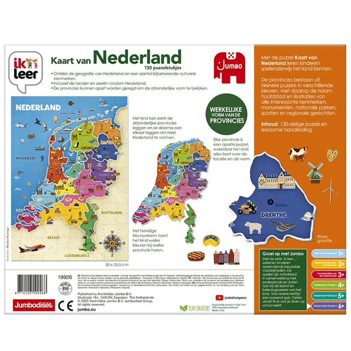 Jumbo Ich lerne Karte in den Niederlanden