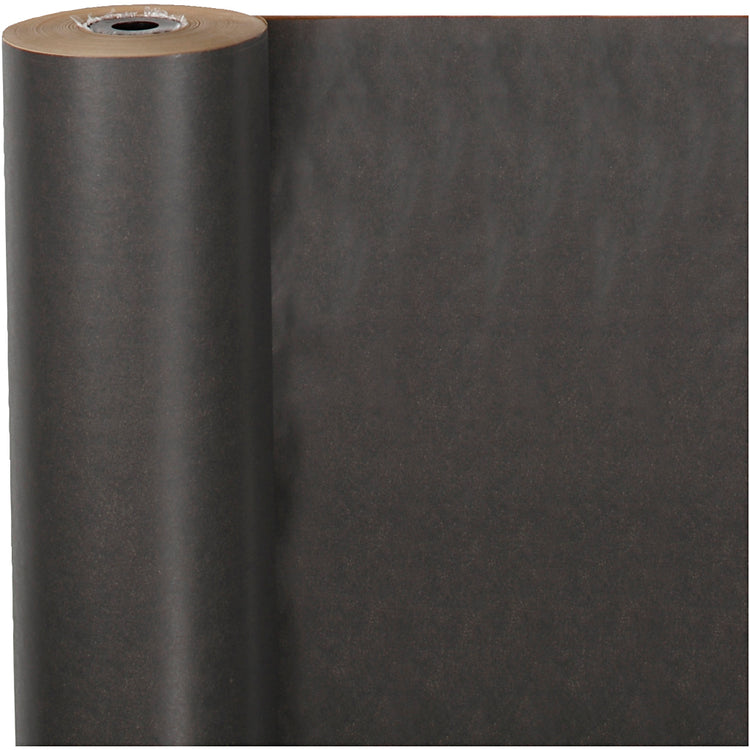 Vivi Gade Geschenkpapier, B: 50 cm, 60 g, Schwarz, 100 m 1 Rolle