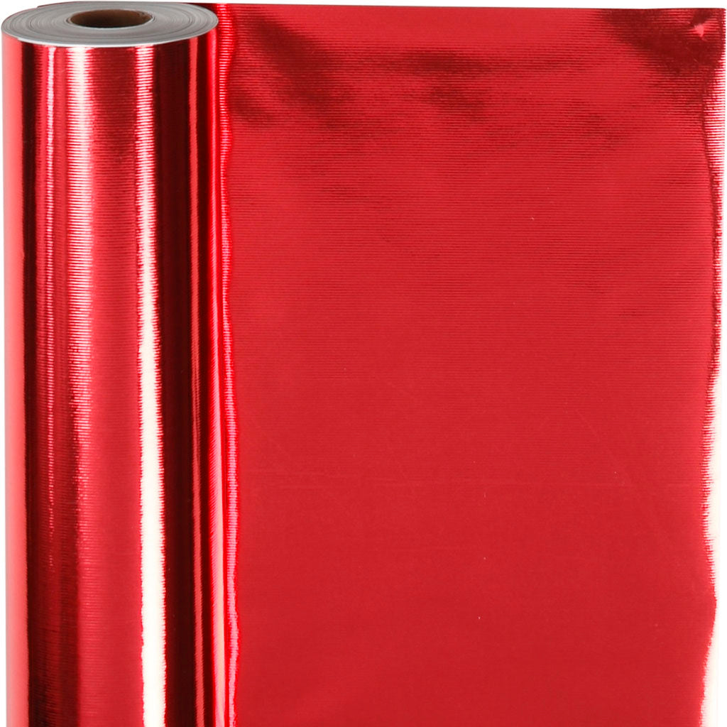 Creativ Company Geschenkpapier, B: 50 cm, 65 gr, rot, 100 m 1 Rolle
