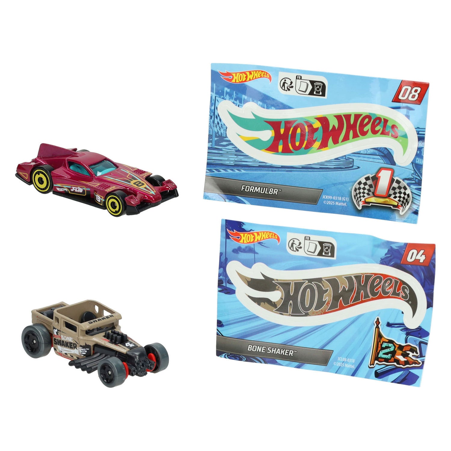 Hot Wheels Mystery Car mit Aufkleber – 1:64