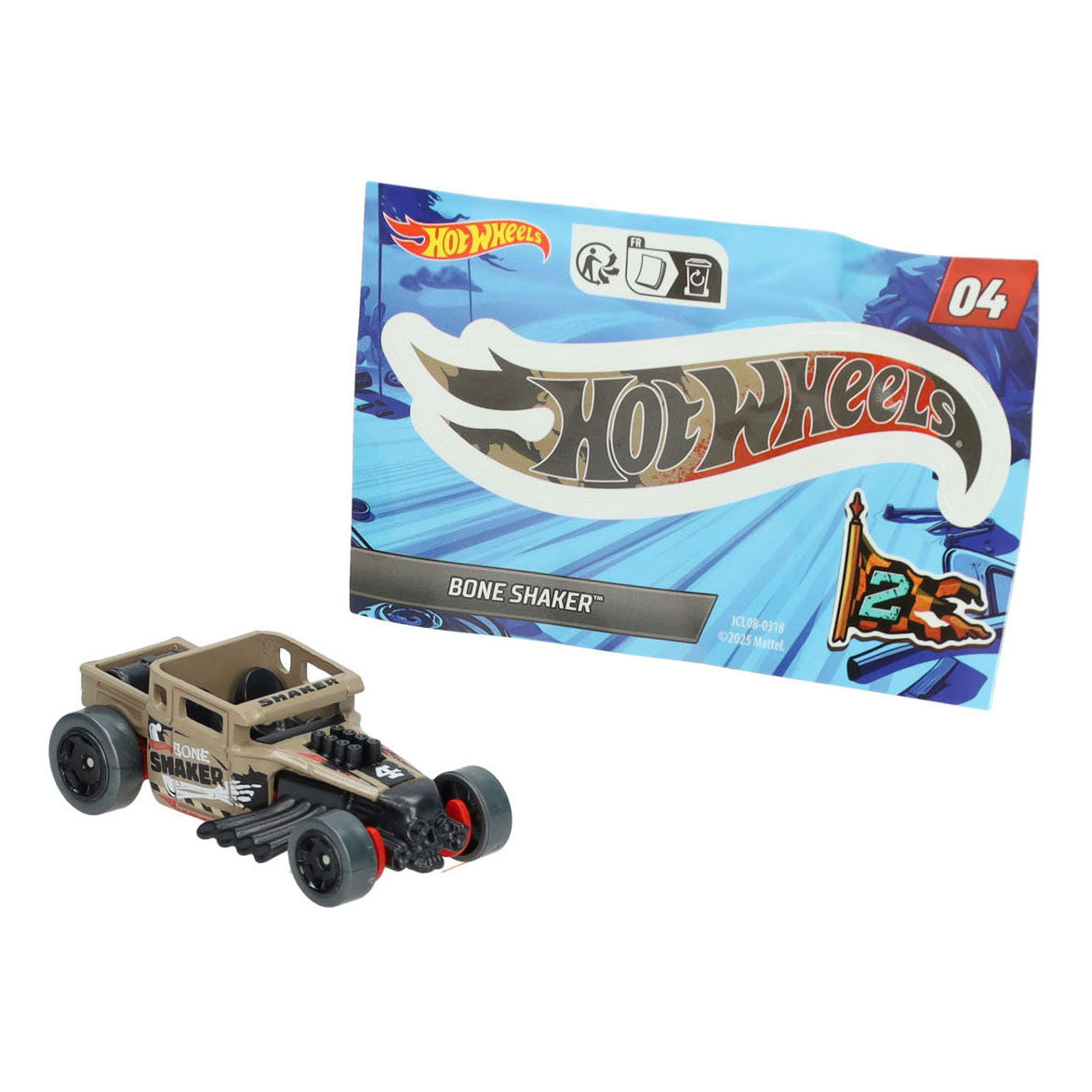 Hot Wheels Mystery Car mit Aufkleber – 1:64