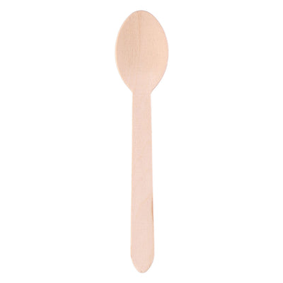 Einweglöffel Holz 16 cm, 50..