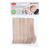Einweg -Teelöffel Holz 11 cm, 50.. - afbeelding 3
