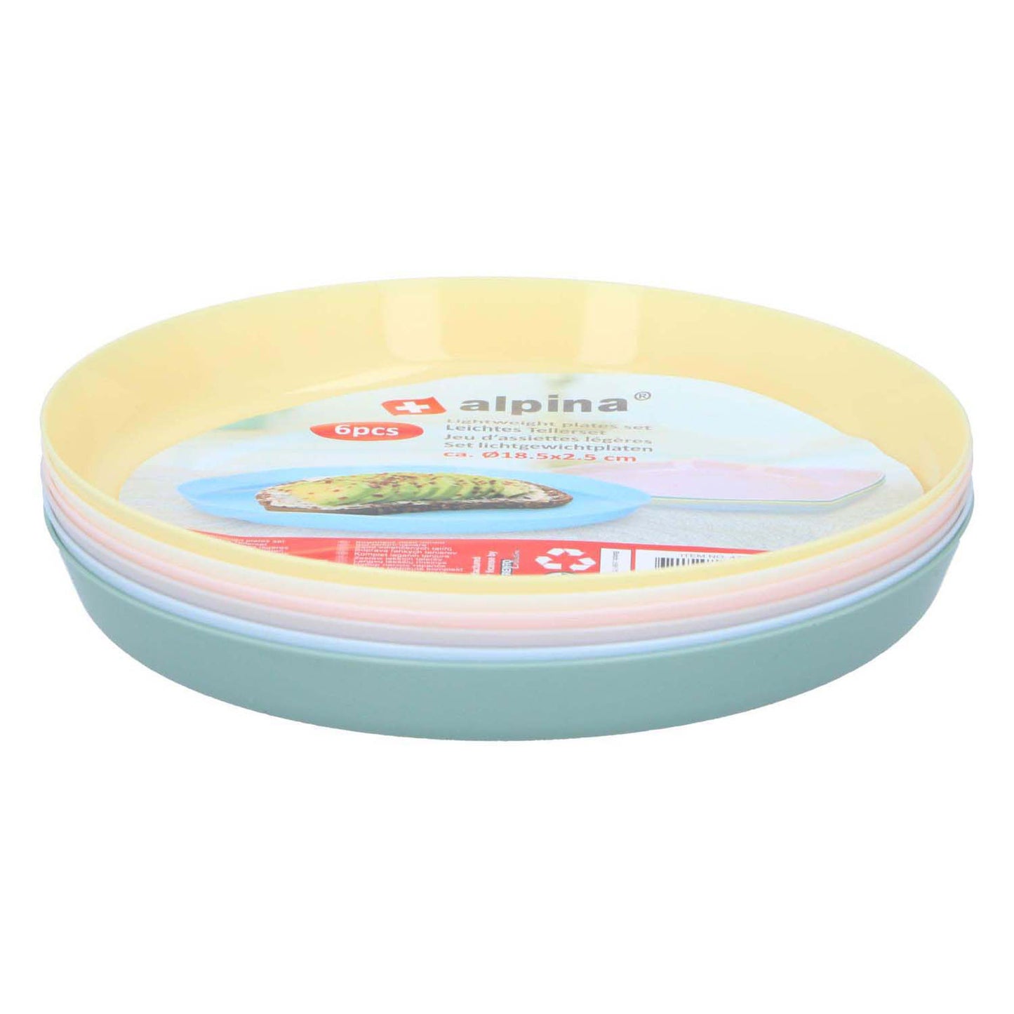 Alpina -Platten Farbe, 6st.