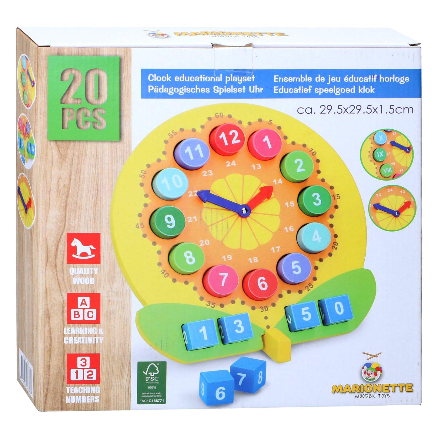 Holzlernglocke, 20dlg.