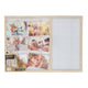 Holz -Memo -Board und Fotorahmen MDF, 57x41cm