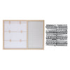 Holz -Memo -Board und Fotorahmen MDF, 57x41cm