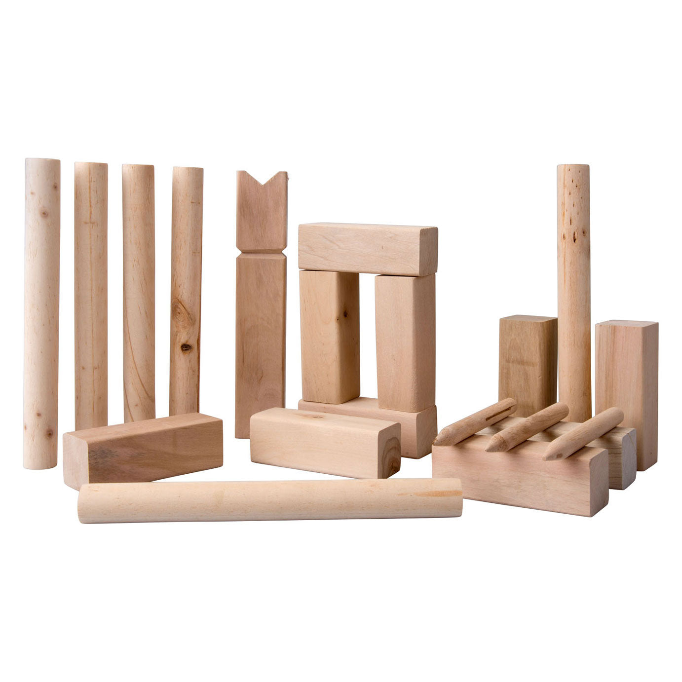 KUBB Wooden Throwing Game, 21dlg.