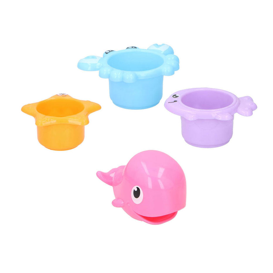 Bath Cups Tiere, 4dlg.