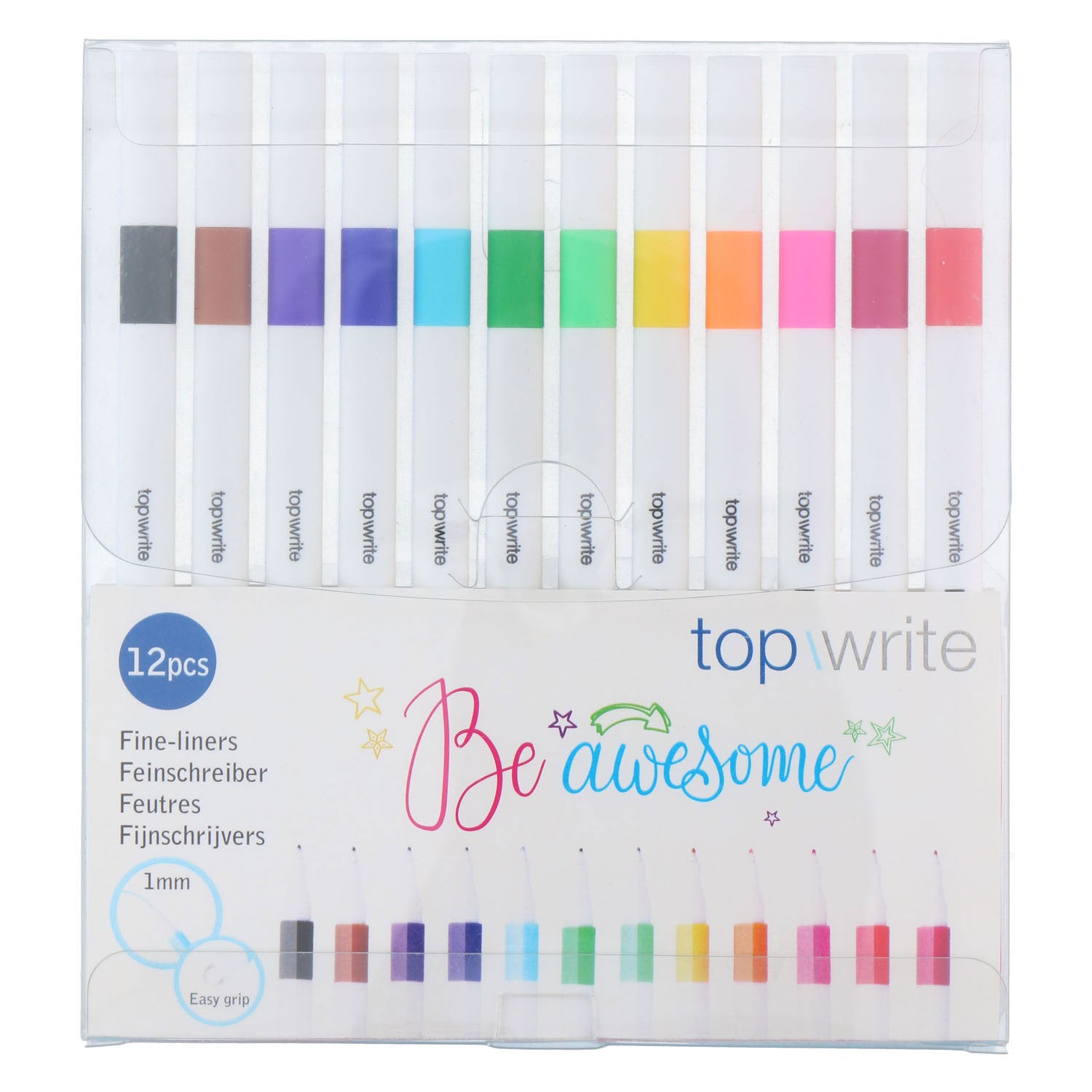 Feine Schriftsteller Farbe, 12st.