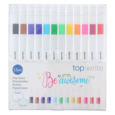 Feine Schriftsteller Farbe, 12st.