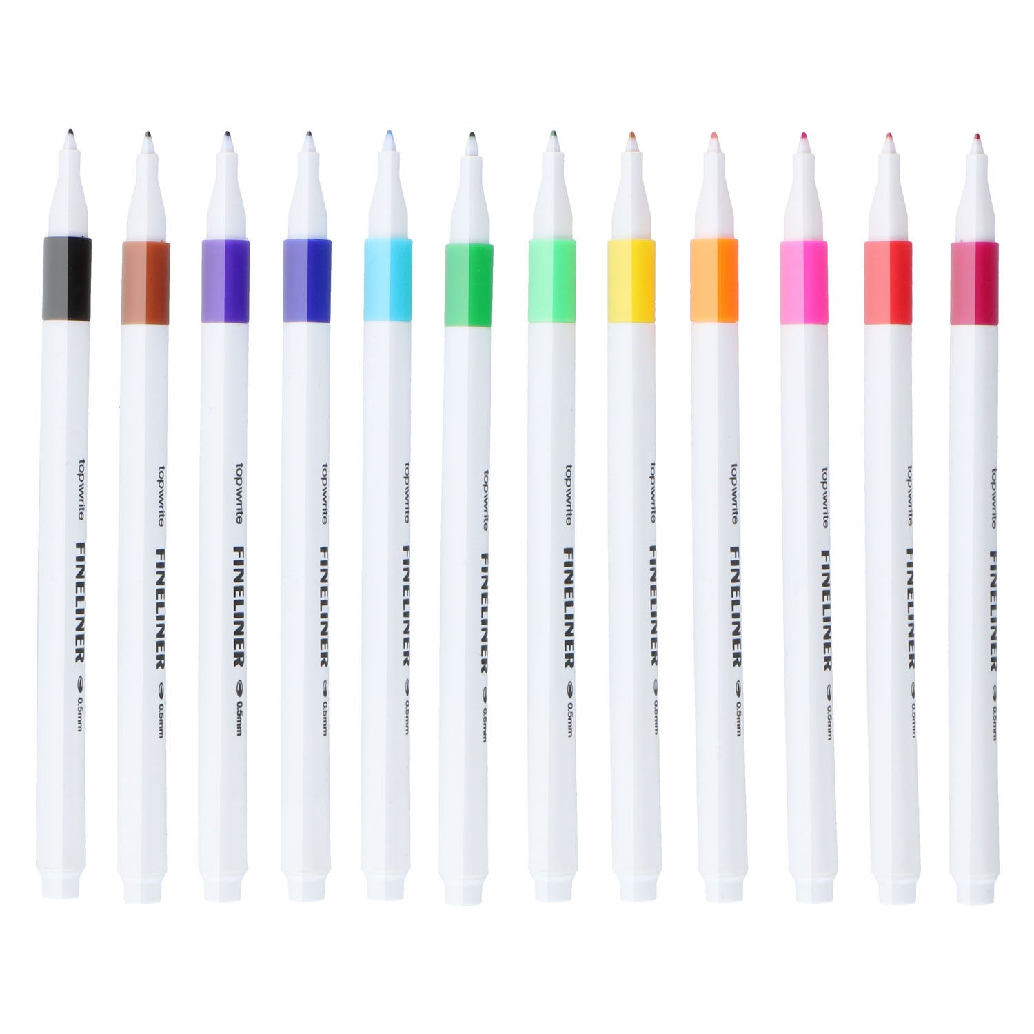 Feine Schriftsteller Farbe, 12st.