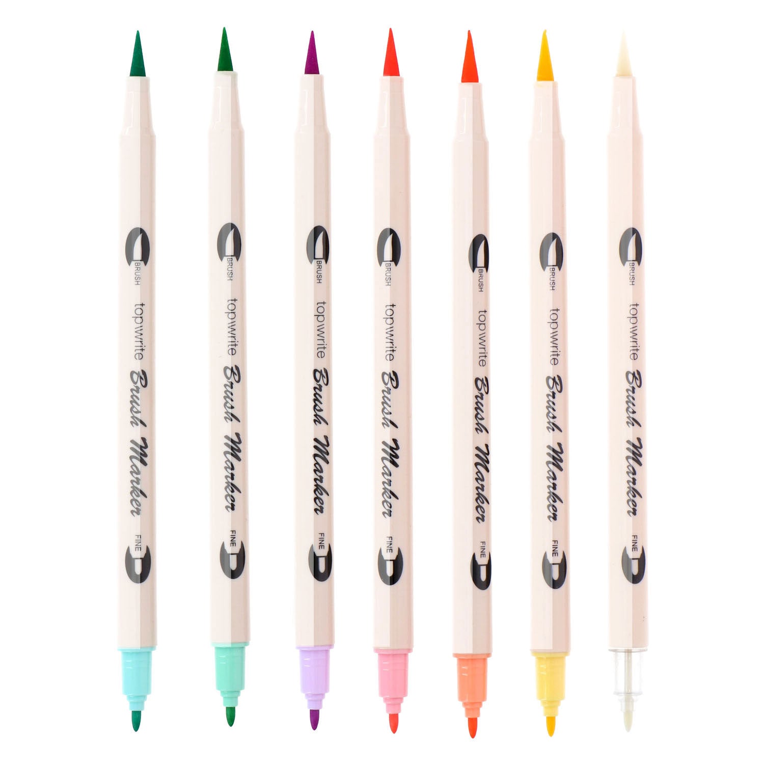 Filz -Tip -Pens binsenpenne doppelte, 7st.