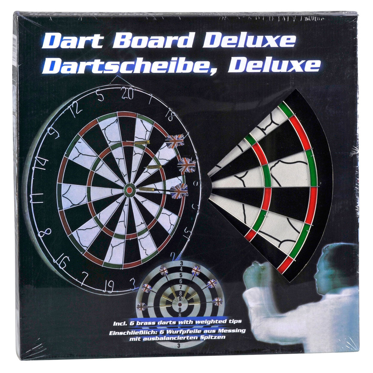 Dartboard Deluxe mit Pfeilen