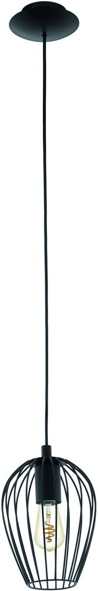 Eglo Newtown Hängelampe - E27 - ø 16 cm - Schwarz