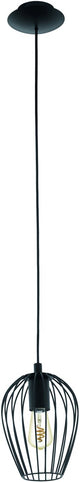 Eglo Newtown Hängelampe - E27 - ø 16 cm - Schwarz